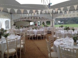 Shabby Chic Decor for Wedding in Crondall